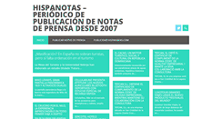 Desktop Screenshot of hispanotas.com